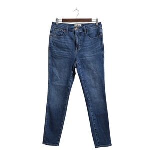 Madewell 10" High-Rise Skinny Crop Jeans in Bradfield Wash Sz 28